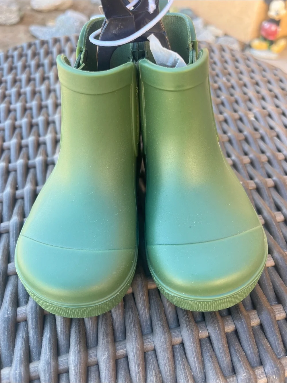 BearPaw Kids Green Waterproof Rain Boots